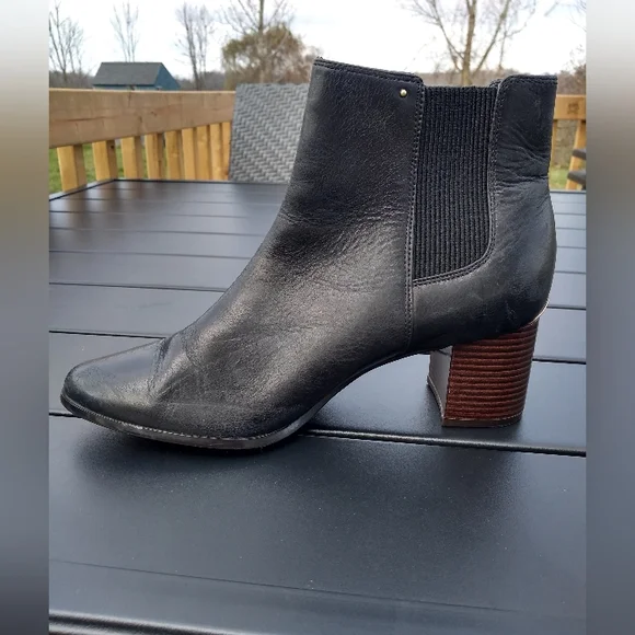 Women's Calvin Klein Black Chunky Block Heel Felda Booties, Size 6, Ankl… - Picture 8 of 16